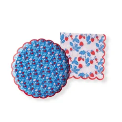 Sale Bonjour Fete Summer Strawberry Small Plates