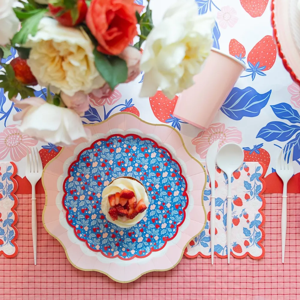 Sale Bonjour Fete Summer Strawberry Small Plates