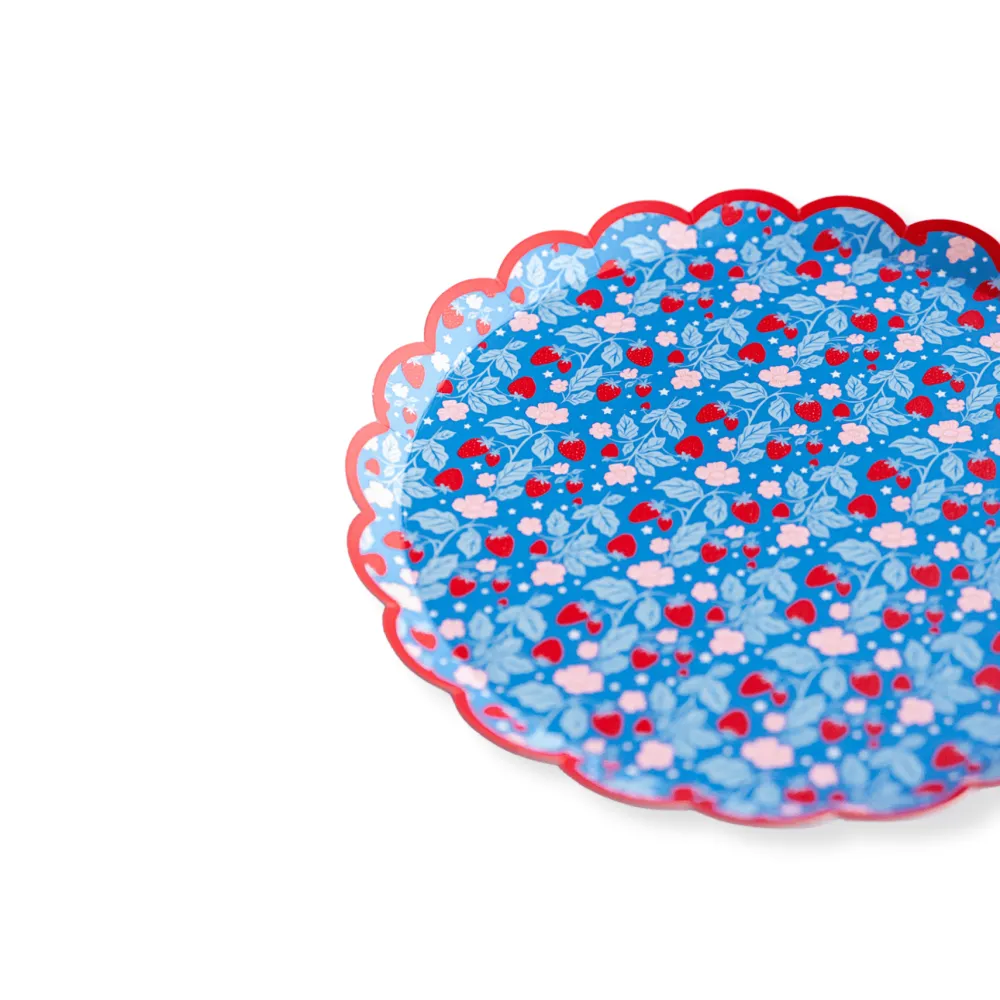 Sale Bonjour Fete Summer Strawberry Small Plates