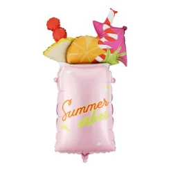 New Party Deco Summer Vibes Cocktail Foil Balloon