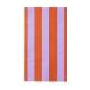 Sale Bonjour Fete Sunkissed Orange & Lilac Signature Cabana Stripe Guest Towels