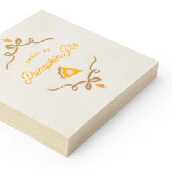 Outlet Bonjour Fete Sweet as Pumpkin Pie Cocktail Napkins