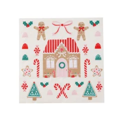 Best Bonjour Fete Sweet Gingerbread Large Napkins