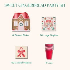 Sale Bonjour Fete Sweet Gingerbread Party Kit