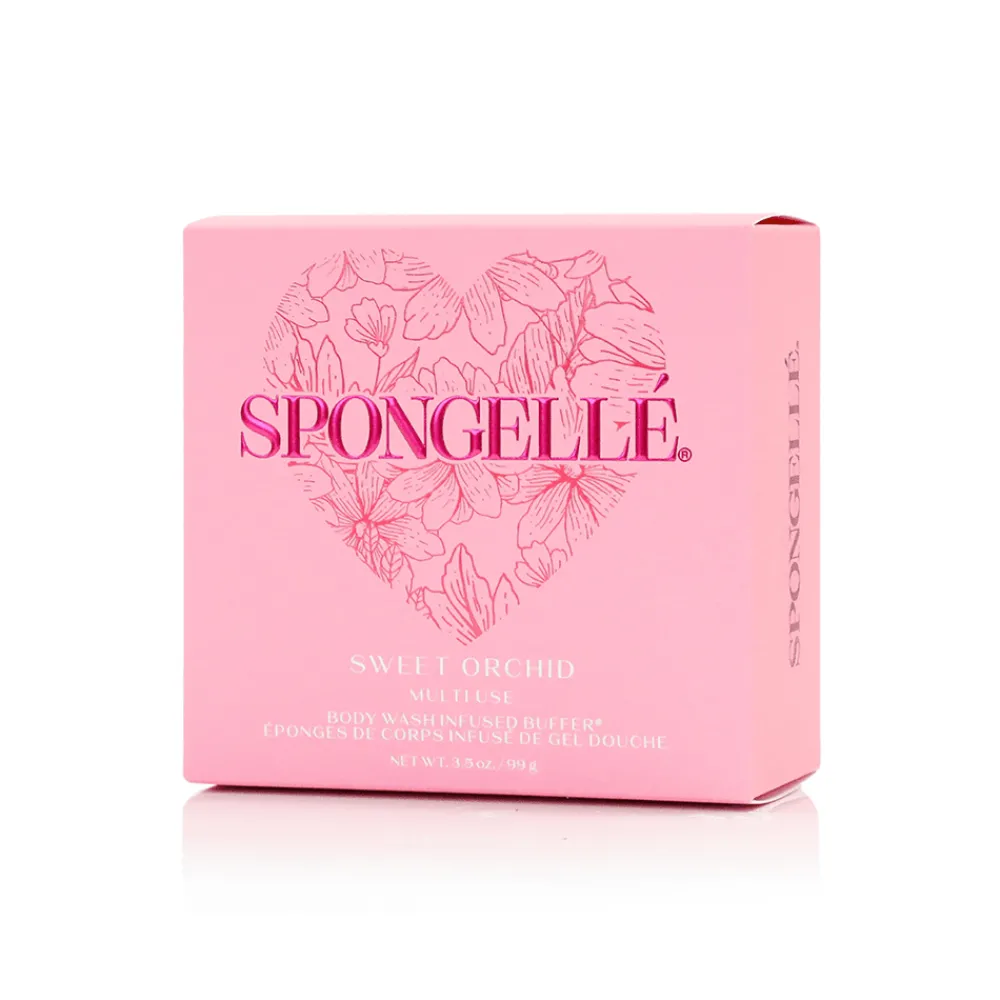 Sale Spongellé Sweet Orchid Heart Buffer Sponge