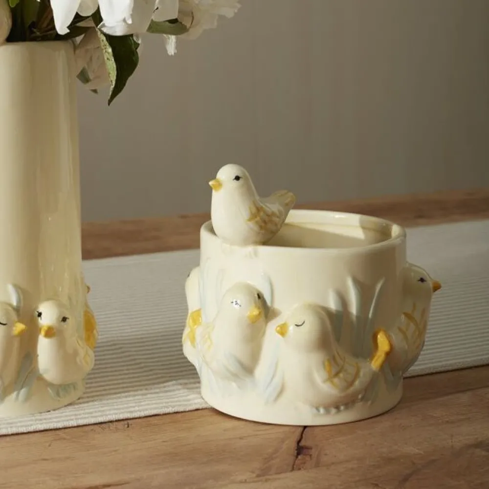 Hot Accent Decor Sweet Tweets Pot
