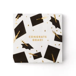 Hot Bonjour Fete Tassel Lunch Napkins