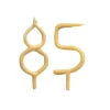 New Camp Hollow 85th Birthday Beeswax Number Candle Set