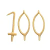 New Camp Hollow 100th Birthday Beeswax Number Candle Set