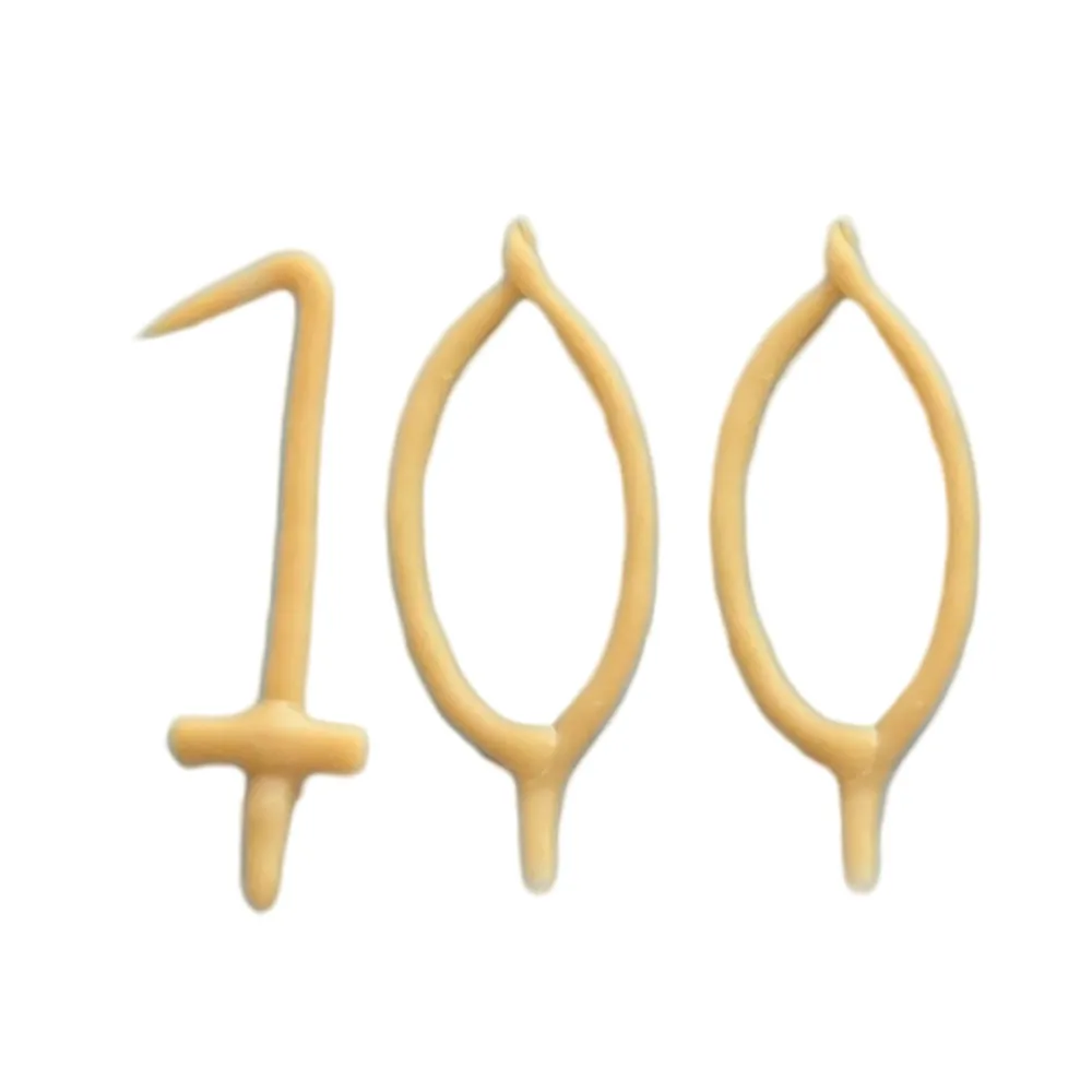 New Camp Hollow 100th Birthday Beeswax Number Candle Set