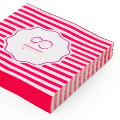 New Bonjour Fete 18th Birthday Cocktail Napkins