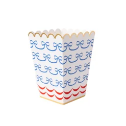 Best Bonjour Fete 4th of July Bow Flag Popcorn Boxes
