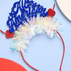 Discount xo, Fetti 4th of July Patriotic Foil Headband