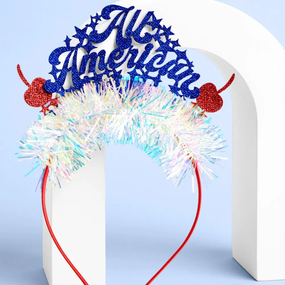 Discount xo, Fetti 4th of July Patriotic Foil Headband