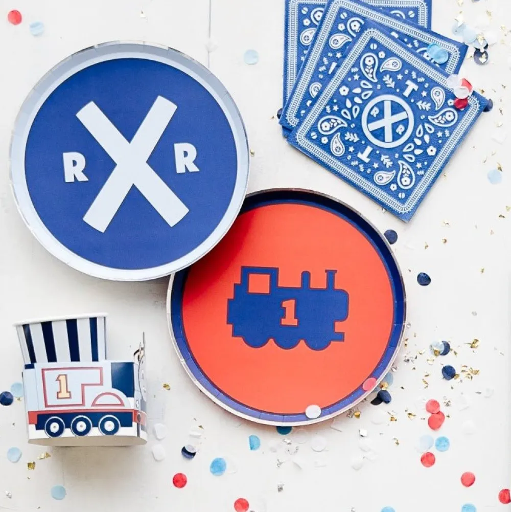 Clearance Bonjour Fete Thomas & Friends™ Small Blue Bandana Napkins