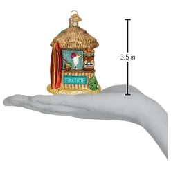 Outlet Old World Christmas Tiki Hut Ornament