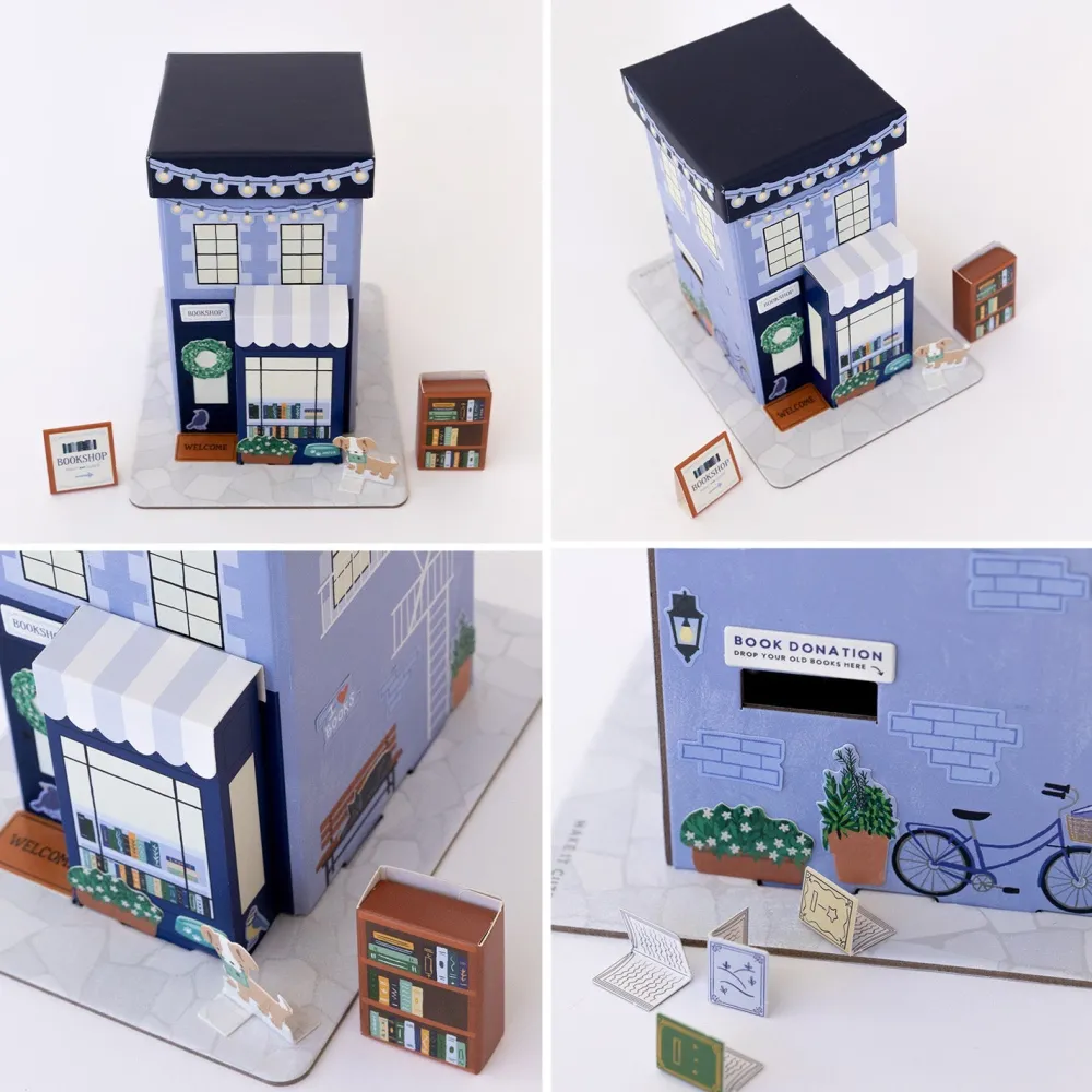Hot Make It Cute, LLC Tiny Bookshop Craft Kit