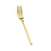 Online Crown Display Trendables Gold Plastic Forks