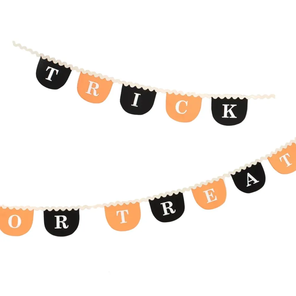 Discount Meri Meri Trick or Treat Halloween Banner Garland