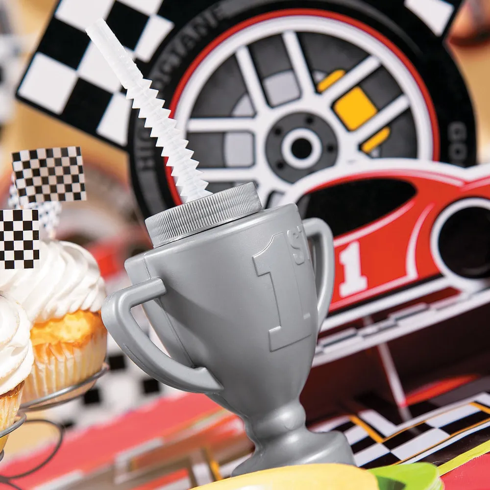 Discount Fun Express Trophy Tumbler Cup with Straw