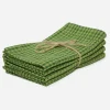 New Heather Taylor Home Two Toned Evergreen Napkins