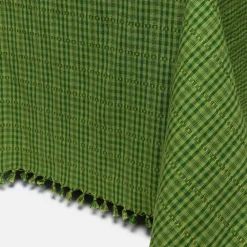 Outlet Heather Taylor Home Two Toned Evergreen Tablecloth
