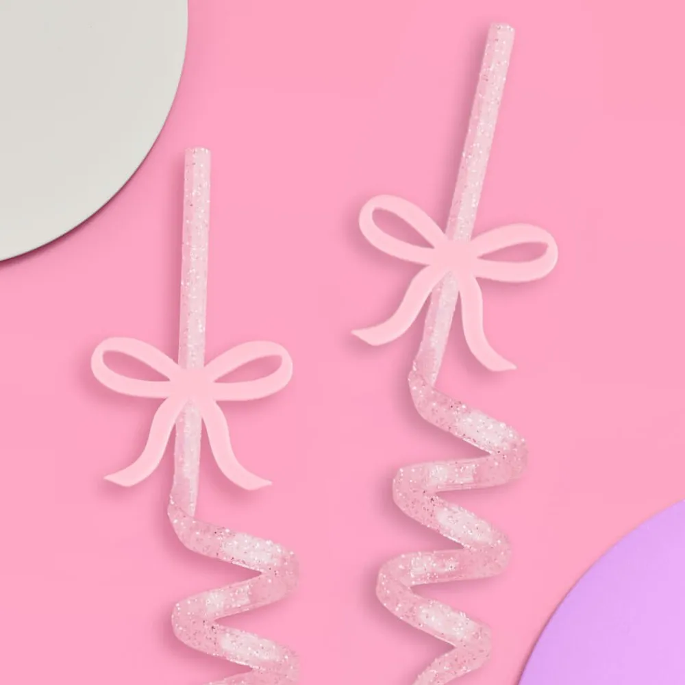 Hot xo, Fetti Tying the Knot Bow Straws