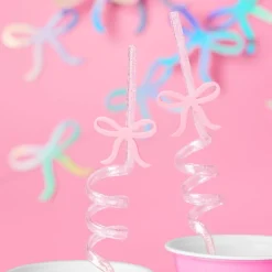 Hot xo, Fetti Tying the Knot Bow Straws