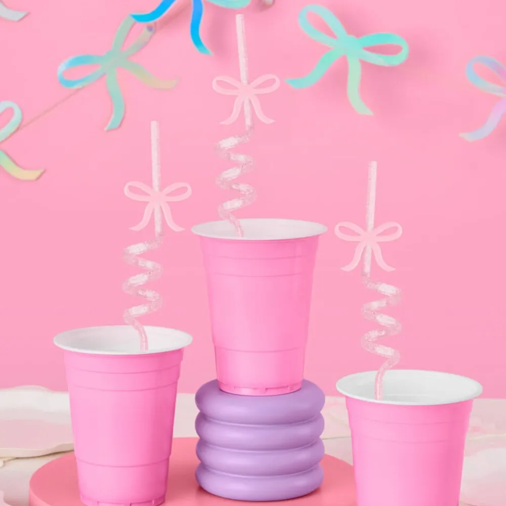 Hot xo, Fetti Tying the Knot Bow Straws