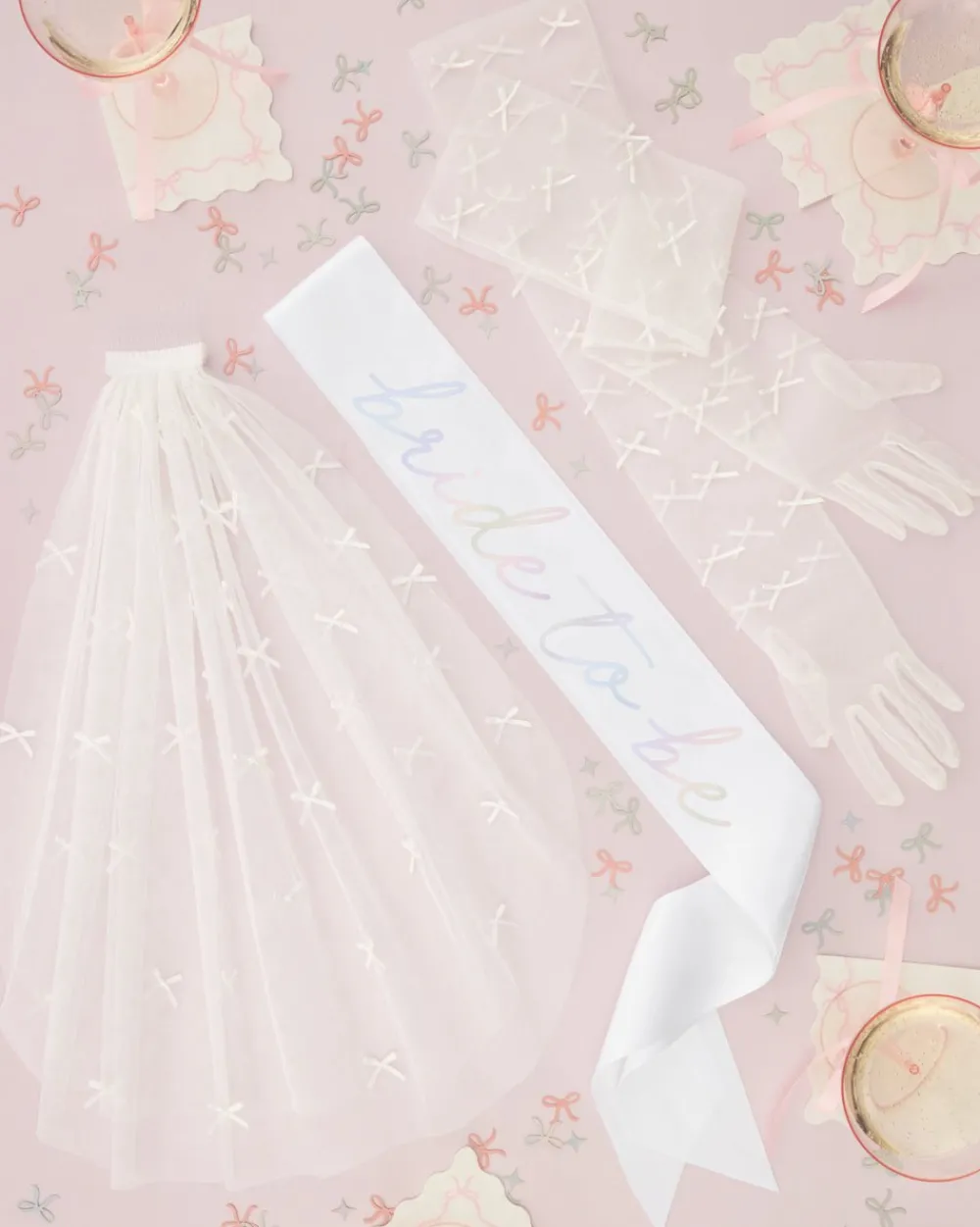 xo, Fetti Tying the Knot Pack - sash, veil + gloves