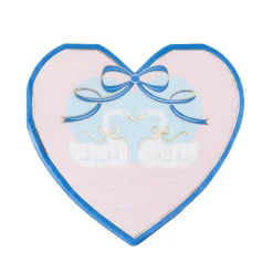 New Bonjour Fete Tying the Knot Swan Heart Napkins