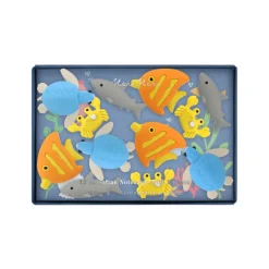 Meri Meri Under the Sea Kids Valentine's Cards & Eraser Set