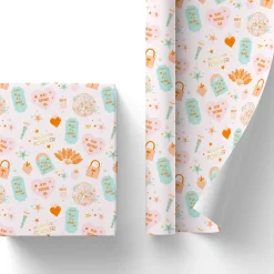 Hot Bonjour Fete Unofficial Swiftie Showgirl Gift Wrap