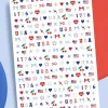 Sale xo, Fetti USA Nail Stickers
