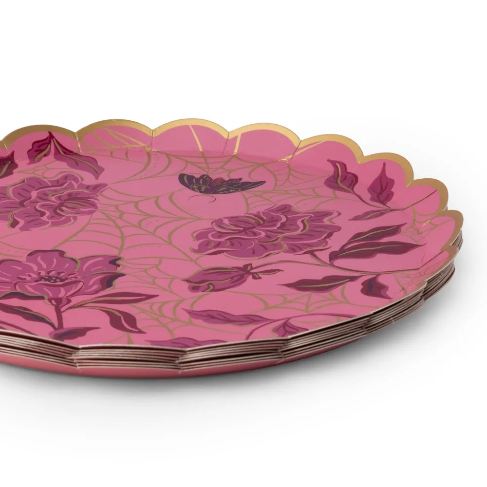 Best Bonjour Fete Vamp Romantic Spider Web Cake Plates