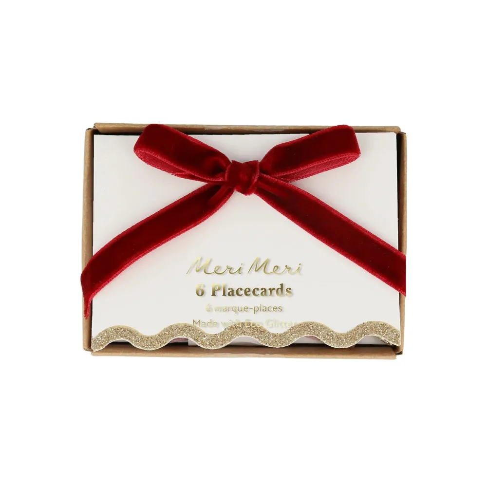 Clearance Meri Meri Velvet Bow Place Cards