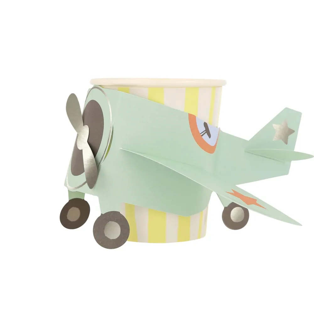 Meri Meri Vintage Airplane Cups