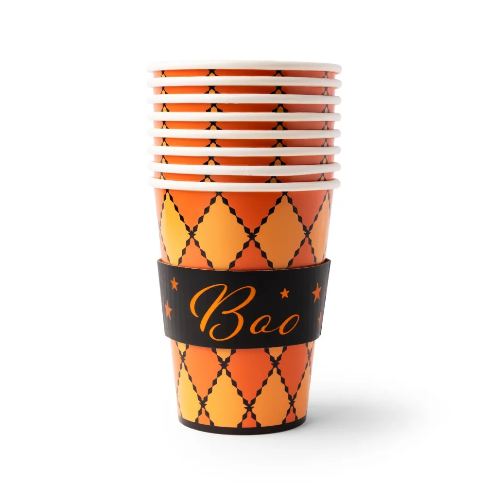 New Bonjour Fete Vintage Halloween Boo Hot Cups