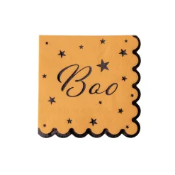 New Bonjour Fete Vintage Halloween Boo Small Napkins