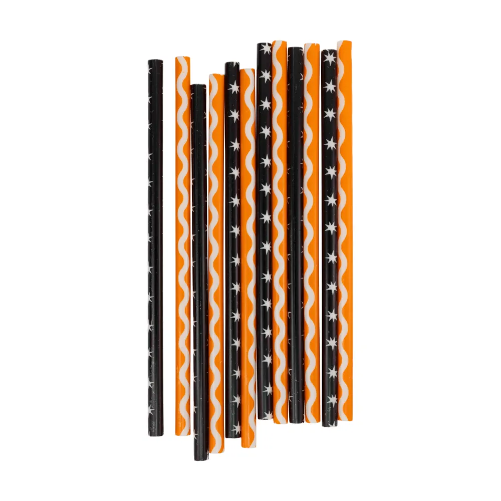 Clearance My Mind’s Eye Vintage Ric Rac and Stars Reuseable Straws
