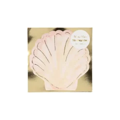 Clearance Meri Meri Watercolor Clam Shell Napkins