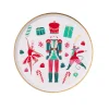 Bonjour Fete Whimsical Nutcracker Dessert Plates