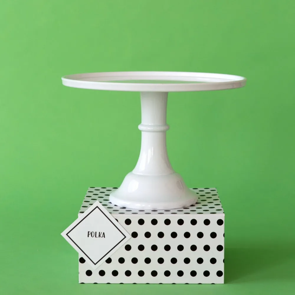 Best Bonjour Fete White & Black Polka Dot Display Box Risers