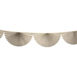 Clearance Devra Party White Bunting Fan Garland