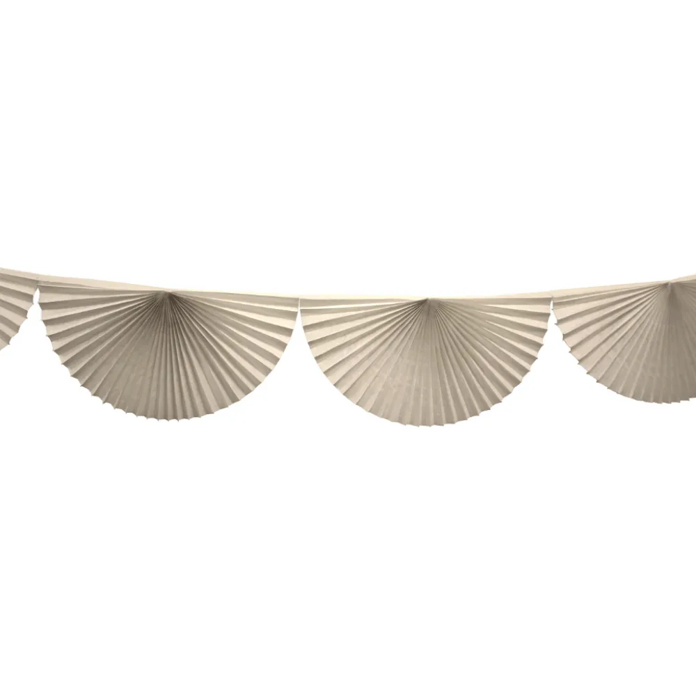 Clearance Devra Party White Bunting Fan Garland