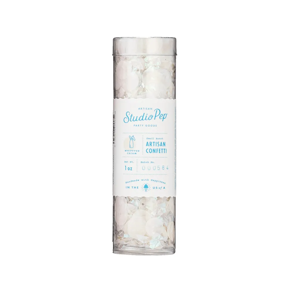 Online Studio Pep White Whipped Cream Artisan Confetti