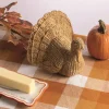 Hot Mud Pie Wicker Turkey Decoration