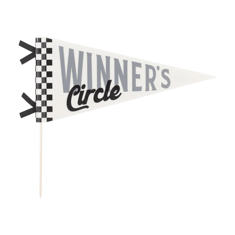 New My Mind’s Eye Winner's Circle Felt Pennant Flag