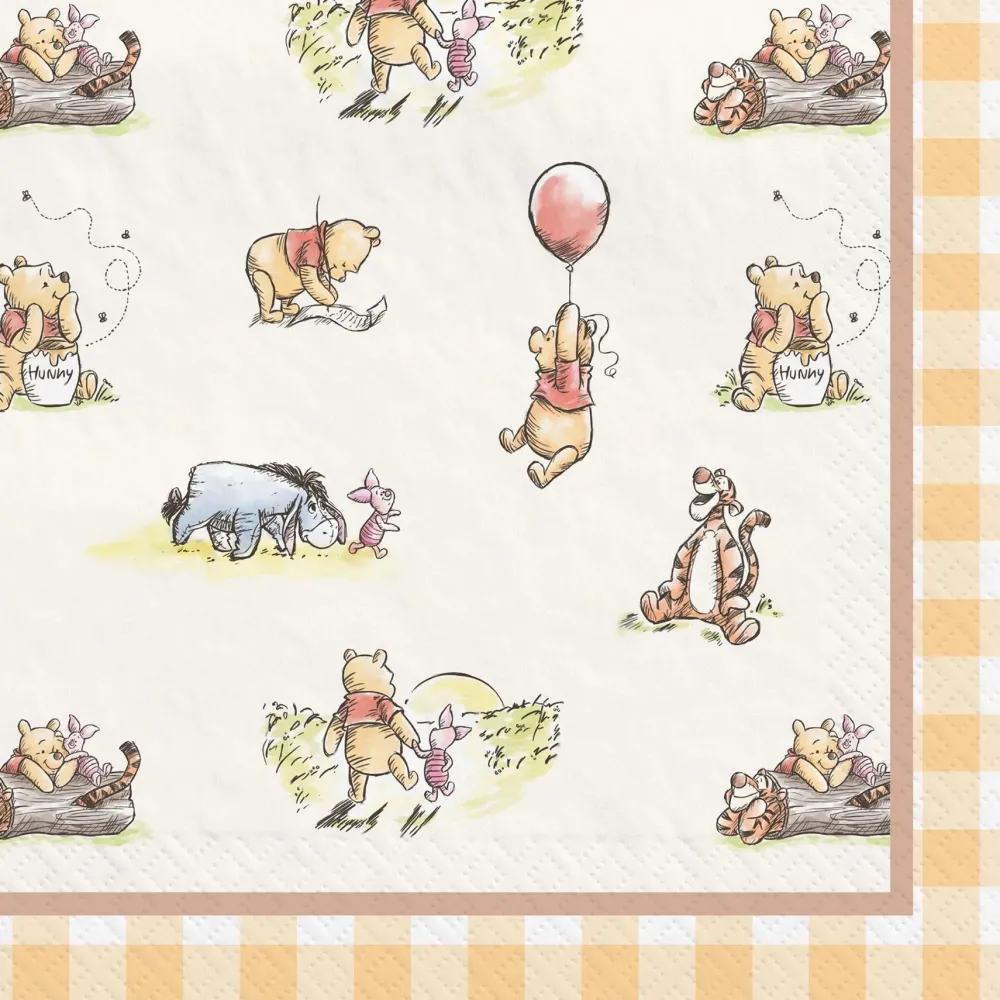 Amscan Winnie the Pooh Lunch Napkins