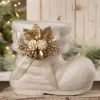 Bethany Lowe Designs, Inc. Winter White Santa Boot